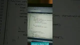 Jquery Ajax Call #jquery #ajax #js #codewithND