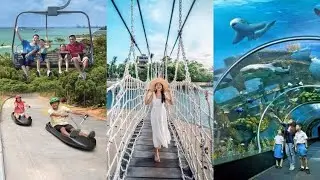 【🇸🇬4K】Singapore Sentosa Island Tour - Wings of Time Musical Show