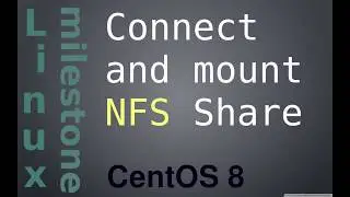 Connect and mount NFS share (Client side)