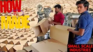 EGG Boxes Making with Fully Automated Machines | Corrugated Box / Small Scale Industries