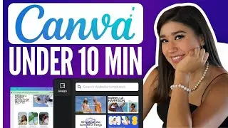 How to use canva for beginners free (Everything you need to know about Canva in less than 10 min)