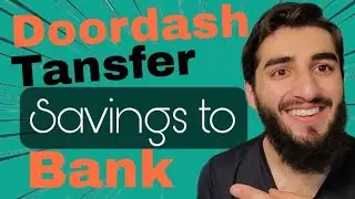 Doordash: How to transfer Money from Goal Balance Account to Actual Bank Account