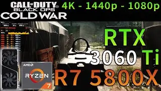 CoD: Black Ops Cold War | RTX 3060 Ti | Ryzen 7 5800X | 4K - 1440p - 1080p | Ultra & Low Settings