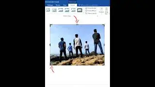 How to Crop Picture in Microsoft Word | Microsoft Word ⏩