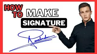 How to make signature like a billionaire | Signature style of my name | Signature