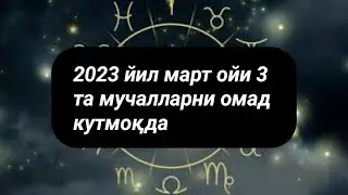 2023 йил март ойи 3та мучалларни омад кутмоқда