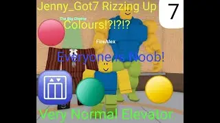 Cutiebraveguy Gameplay [S3] [EP.7] | Jenny_Got7 Rizzing The Colours!?!? | Roblox The Normal Elevator