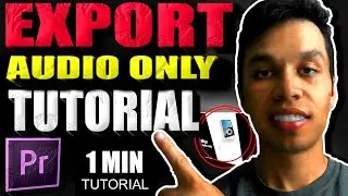 Export Audio Adobe Premiere Pro - Tutorial