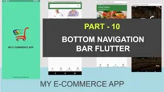 Bottom Navigation Bar Flutter - 10 - Flutter eCommerce App With Firebase