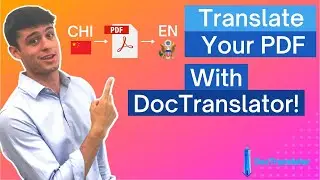 Translate Your PDF With DocTranslator!