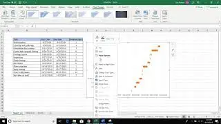 How to Make a Construction Scheduling Bar Graph in Excel