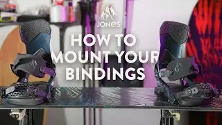 How to mount your snowboard bindings (Jones Tune Bench)