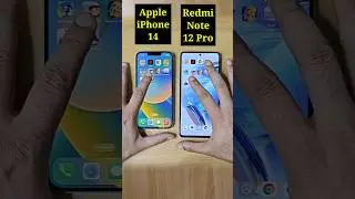 iphone 14 Vs Redmi Note 12 Pro 5G Speed Test Comparison |