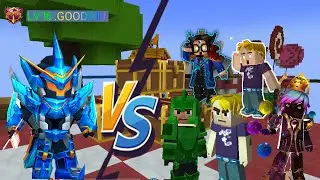 GOODVIN BG VS EVIL HATERS in blockman go bed wars   FUNNY MOMENTS