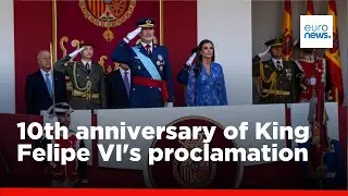 Spain marks the 10th anniversary of King Felipe VI's accession to the throne