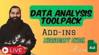 Data Analysis Toolpack | Add in MS Excel for Data Analysts