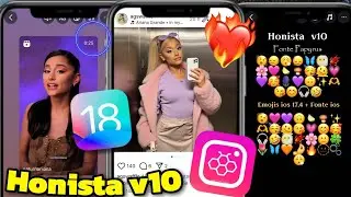 SAIU🥳 HONISTA V10 ATUALIZADO 2024 INSTAGRAM ESTILO IPHONE NO ANDROID COM EMOJIS + FONTES E REELS IOS