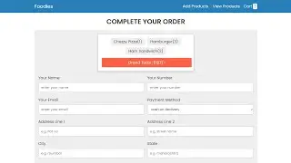 Advance Shopping Cart With Admin Panel And Checkout System Using PHP and MySQL | P5 - Checkout Form