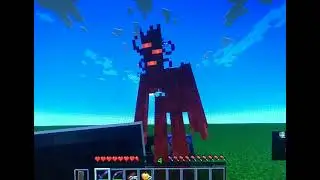 Minecraft Ent boss fight