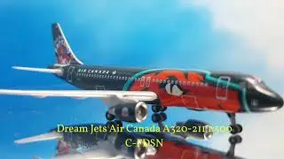 ✈ DreamJets Air Canada A320-211 C-FDSN ("Toronto Raptors") 1:500, only 600 Units made! ✈