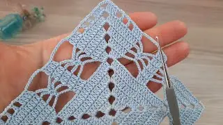 Legendary Model 3 Beautiful Square Crochet Pattern Crochet Online Tutorial for beginners Tığ işi