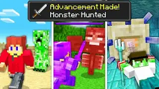 We Raced to Kill EVERY Mob in Minecraft