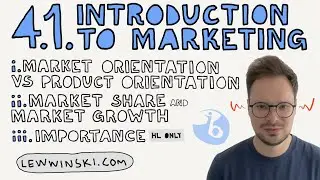 4.1 INTRO TO MARKETING / IB BUSINESS MANAGEMENT / market & product orientation, market share, growth