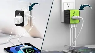 RXSQULUniversal International Power Travel Plug Adapter vs. LKY DIGITAL Travel Adapter
