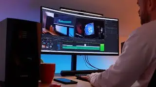 Clean Video Editing PC Setup (2023 Home Tour)