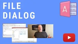 How to Use a File Dialog in MS Access to Allow Users to Pick a File or Folder