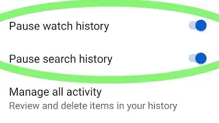 How To Pause Search And Watch History On Youtube | Pause Watch and Search History Permanently