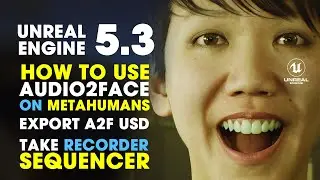 Audio2Face to MetaHuman | How to Export A2F USD to MetaHuman | Unreal Engine 5.3