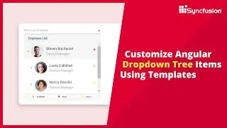 Customize Angular Dropdown Tree Items Using Templates