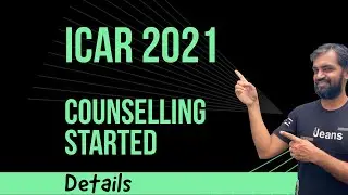 ICAR counselling 2021 details