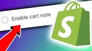 How to Easily Add CART NOTES to YOUR Shopify Checkout | Beginner's Shopify Customization Tutorial...