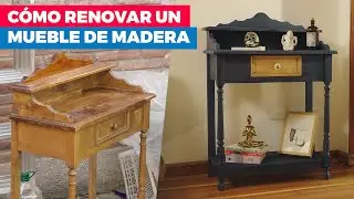 Cómo restaurar y pintar un mueble de madera