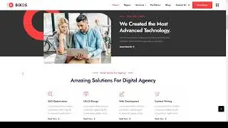 Bixos - Business and Digital Agency WordPress Theme portfolio creative agency