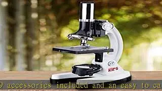 AmScope - M30-ABS-KT2-W-WM 1200X 52-pcs Kids Student Beginner Microscope Kit & PS25 Prepared Micros