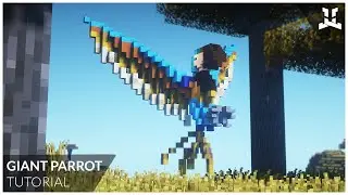 Minecraft | GIANT PARROT (How to Build: Relaxing Tutorial)