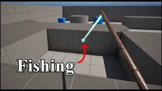 How To Attach A Cable To A Projectile To Go Fishing In UE 5