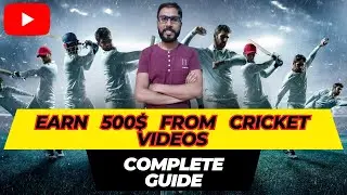 HOW TO EARN MONEY FROM CRICKET VIDEOS | YOUTUBE CHANNEL IDEAS