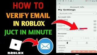 How To Verify Email In Roblox (2024) | How To Get Your Email Verified on Roblox