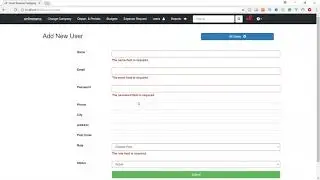 96-Laravel Application | Laravel Project | ACL | Sending Form Request to UsersController  A