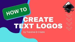 BEGINNERS: How to create text logo using Inkscape