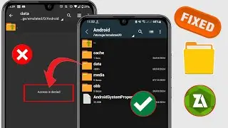 How To Fix Access Denied On Zarchiver (2024) || Obb File Access Denied Android 11,12,13,14 And More