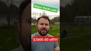 Ryobi Major sale of the year! #diy #ryobiZTmower#lifehacks #viral #homedepot