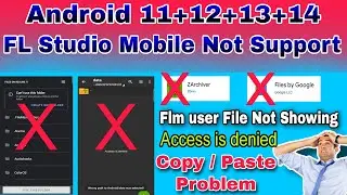 Android 11+12+13 Copy Paste Problem _ Not Showing FLm Users File _ Access Denied ZArchiver File