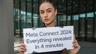 Meta Connect 2024: Everything Revealed in 4 Minutes #meta #markzuckerberg