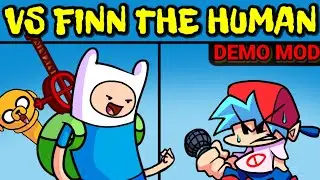 Friday Night Funkin VS Finn The Human Demo Week + Cutscenes | Adventure Time (FNF Mod/Hard)