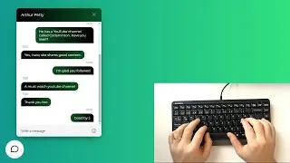 ASMR Programming - Animated Chat Box UI Design - No Talking